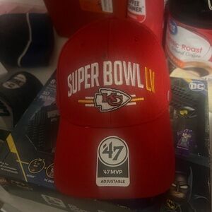 47 Brand Red KC Chiefs Super Bowl LIV Cap Brand New